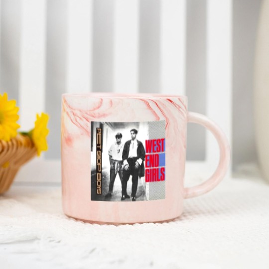 Discover Pet Shop Boys Unisex Marble Mugs: West End Girls