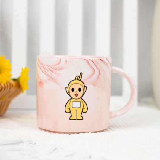 Discover Cute Teletubbies Laa Laa - Teletubbies - Marble Mugs
