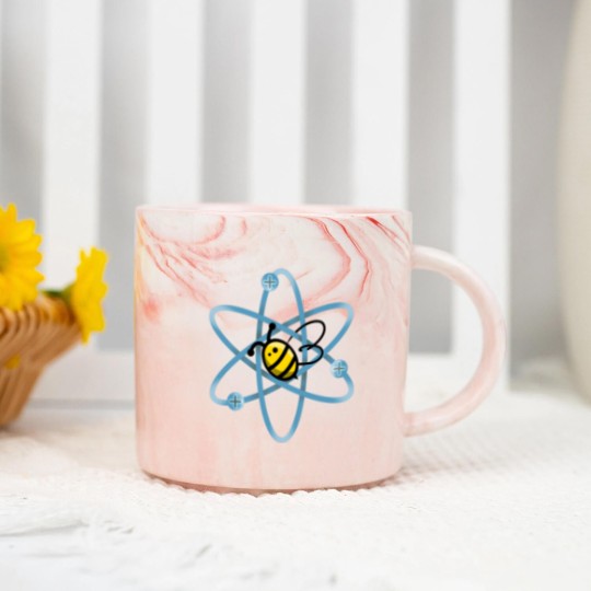 Discover Bee Positive Marble Mugs