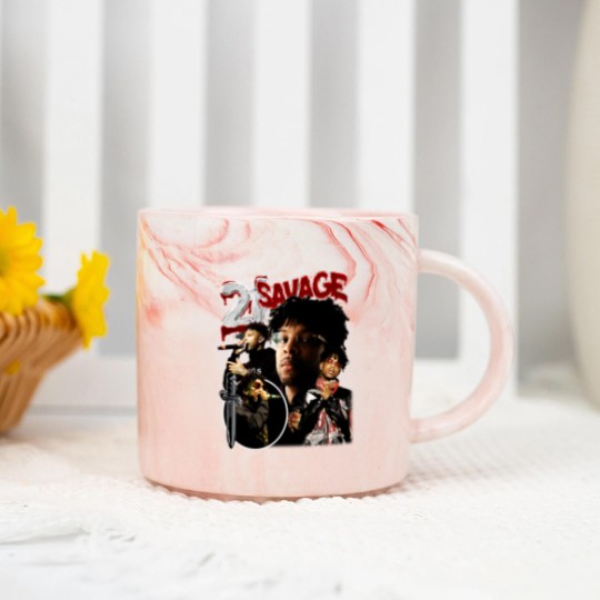 Discover Limited 21 Savage Vintage 90s Marble Mugs, Gift For Woman and Man Unisex Marble Mugs
