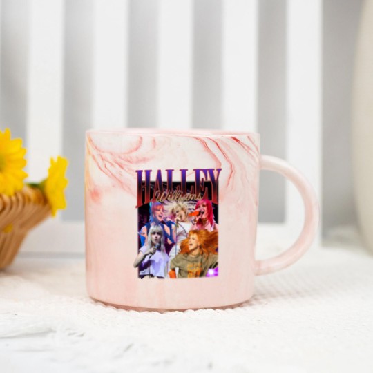 Discover Paramore Rock Band 2023 Vintage Marble Mugs, HAYLEY Williams Homage Marble Mugs