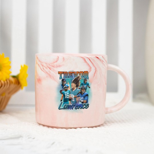 Discover Trevor Lawrence Vintage Retro Style Bootleg Marble Mugs