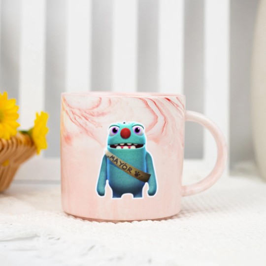 Discover Filbo Fiddlepie Bugsnax MayorCatch All The Snax In Your Trap Tri-blend Marble Mugs