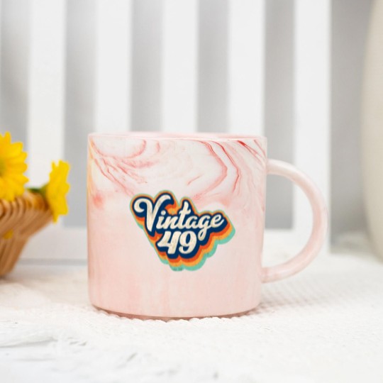 Discover Vintage 49 milestone design Marble Mugs