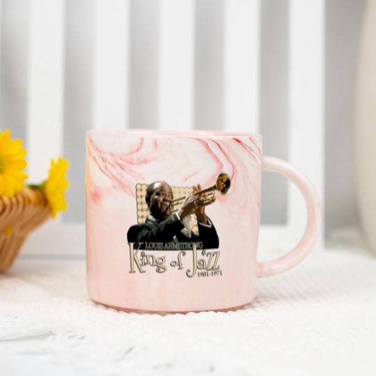 Discover Louis Armstrong, King of Jazz - Louis Armstrong - Marble Mugs