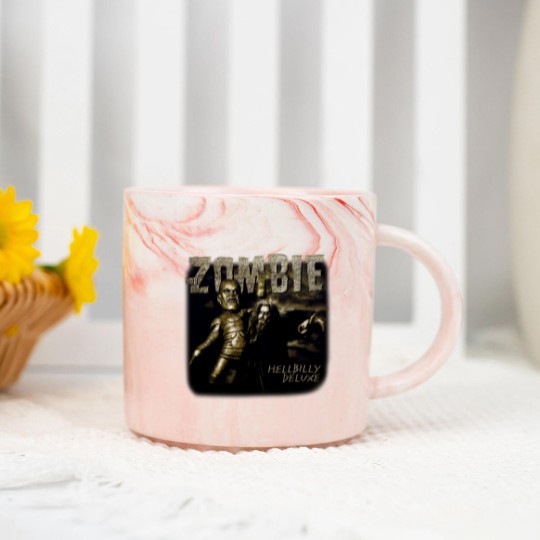 Discover Vintage Rob Zombie Marble Mugs Hellbilly 1998 1999 Tour Rock Band Large