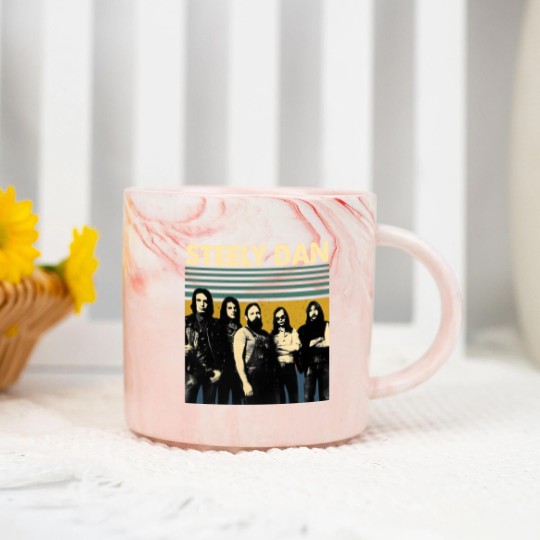 Discover Steely Dan Retro Vintage Marble Mugs, Steely Dan Gift Marble Mugs