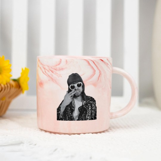 Discover Kurt Cobain Marble Mugs,  Art Marble Mugs, Kurt Cobain