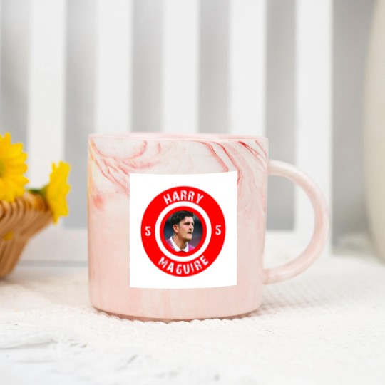 Discover Harry Maguire Throw Pillow Marble Mugs