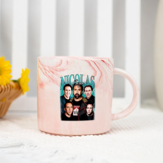 Discover Nicolas Cage Marble Mugs