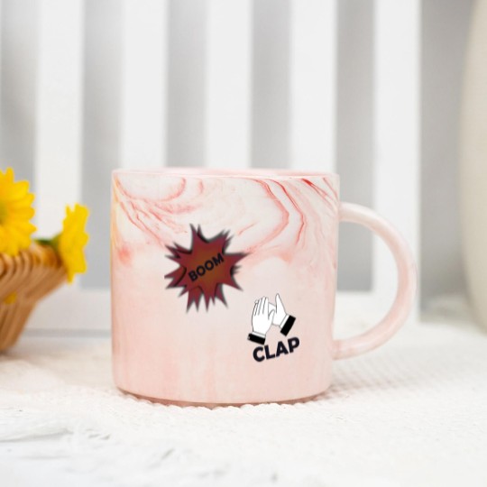Discover Charli XCX Inspired designs Boom Clap Marble Mugs