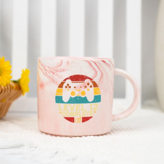 Discover 12Th Wedding Anniversary Level 12 Complete For Wif Marble Mugs