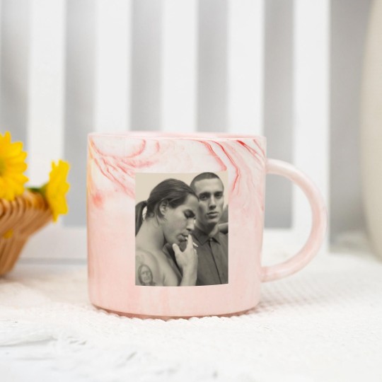 Discover Anthony Kiedis and John Frusciante Marble Mugs