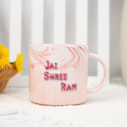 Discover JAI SHREE RAM (2) Marble Mugs