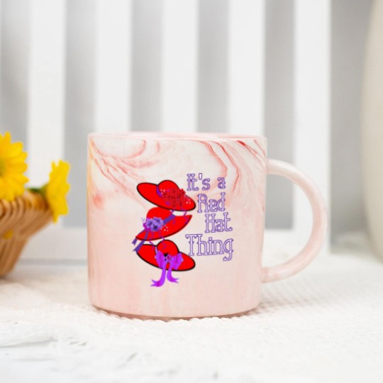Discover Red Hat It'S A Red Hat Thing Gift Marble Mugs