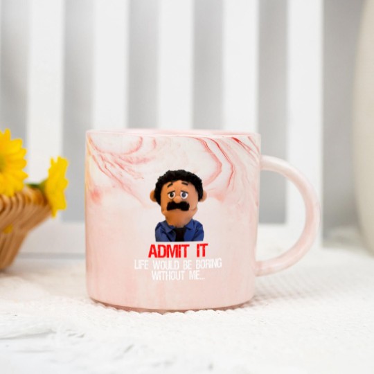 Discover awkward puppets diego admit it life would be boring without t Marble Mugs