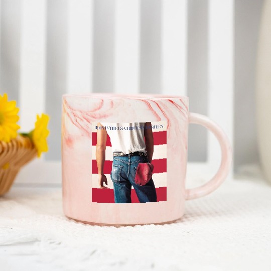 Discover ljlkjoi987>>bruce springsteen, bruce springsteen Marble Mugs