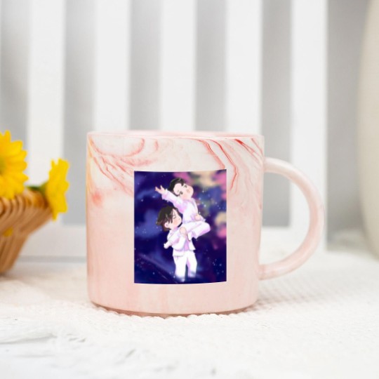 Discover black swan jikook Marble Mugs