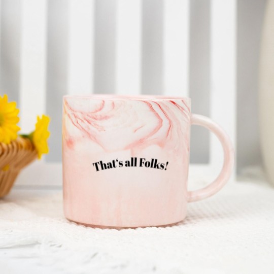 Discover That's All Folks Marble Mugs