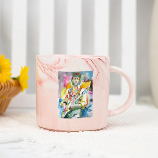 Discover ERIC CLAPTON watercolor portrait .2 - Eric Clapton - Marble Mugs