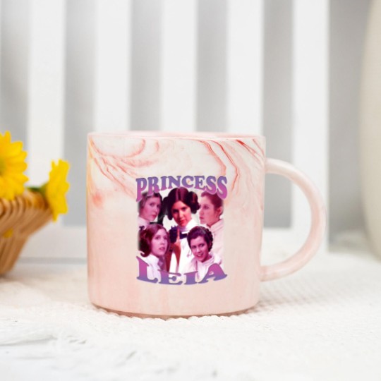 Discover Princess Leia Marble Mugs Vintage Princess Leia Marble Mugs Princess Leia Homage Marble Mugs