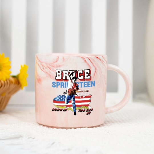 Discover Bruce Springsteen Bon In The Usa Marble Mugs, Vintage Bruce Springsteen Concert S-5Xl