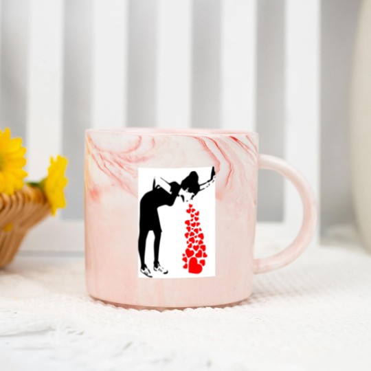 Discover Lovesick Street Art By Banksy - Street Art Work Graffiti - Artwork Design For Women Men Kids Poste Marble Mugs