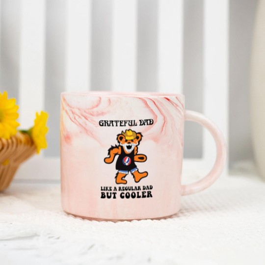 Discover Grateful Dad Like a Regular Dad Marble Mugs