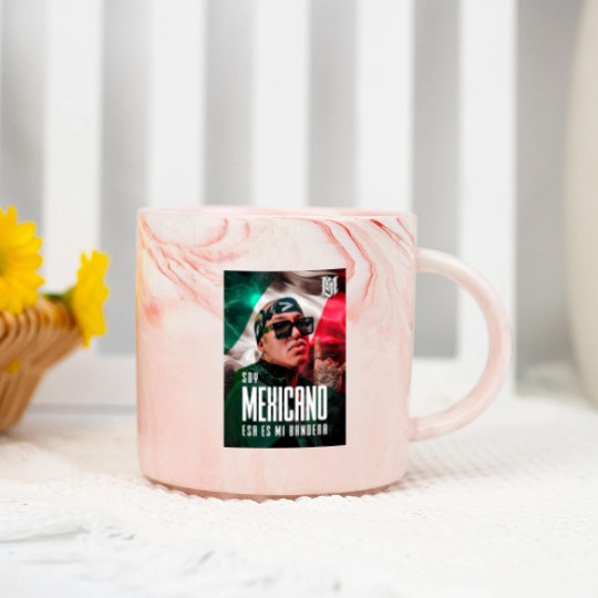 Discover playera lefty sm mexican soy mexicano esa es mi bandera t Marble Mugs