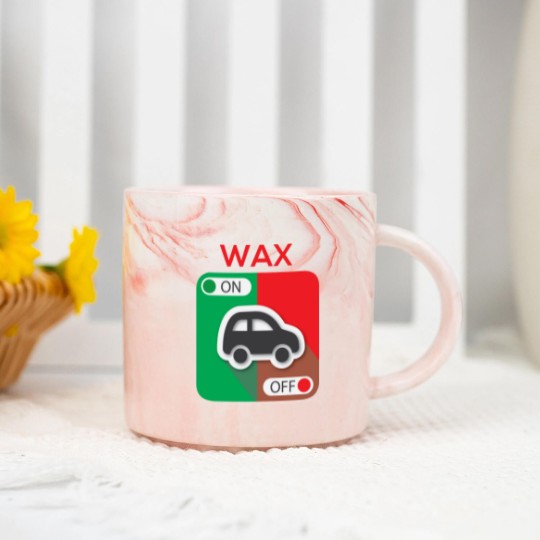 Discover Wax On Wax Off Marble Mugs