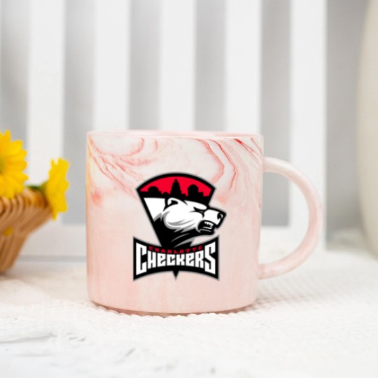 Discover Charlotte Checkers Marble Mugs