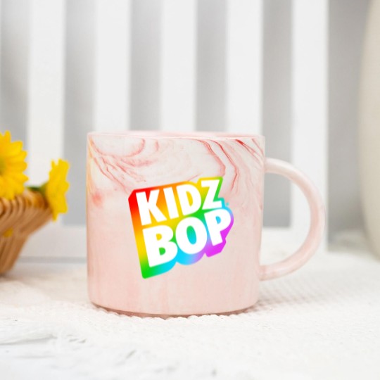 Discover Kidz Bop Rainbow Logo Marble Mugs