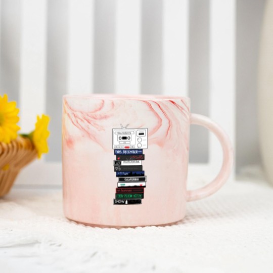 Discover Ricky Montgomery Album Mix Tape Photographic Print Marble Mugs