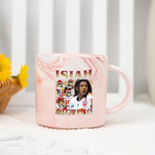 Discover Vintage Isiah Pacheco Vintage 90's Style Marble Mugs