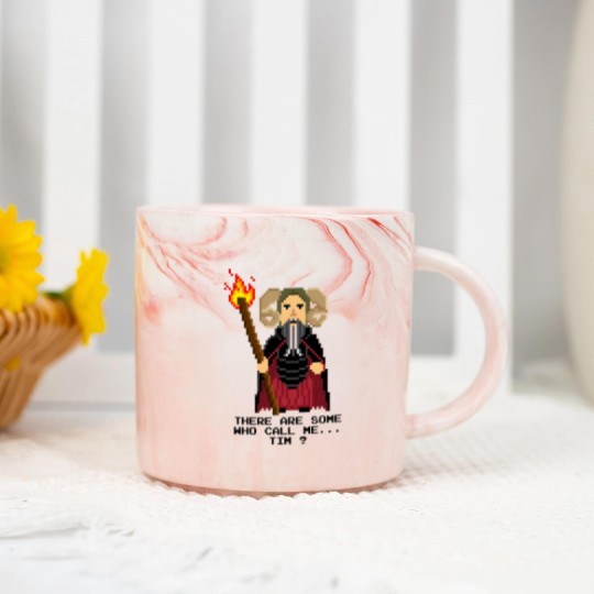 Discover Tim the Enchanter - Monty Python and the Holy Pixe Marble Mugs