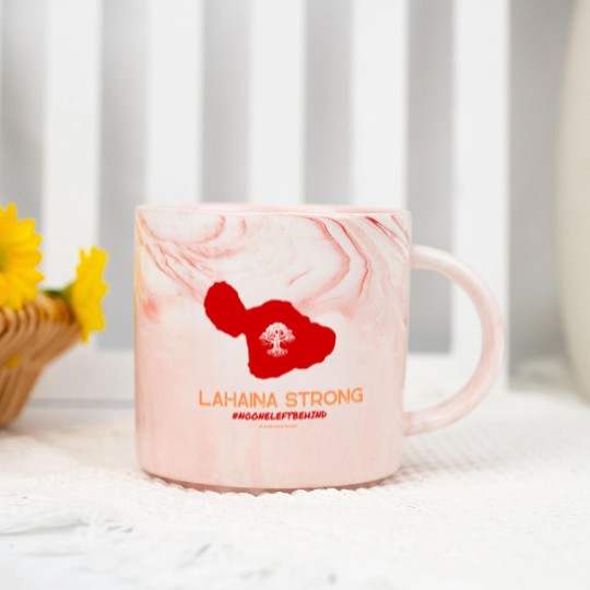 Discover Lahaina Strong Logo  Lahaina Strong Logo Marble Mugs