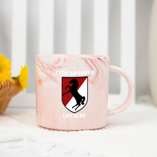 Discover 11th Armored Cavalry Regiment Marble Mugs