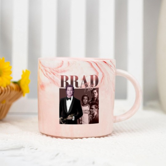 Discover Brad Pitt Marble Mugs | Brad Pitt Fight Club Marble Mugs