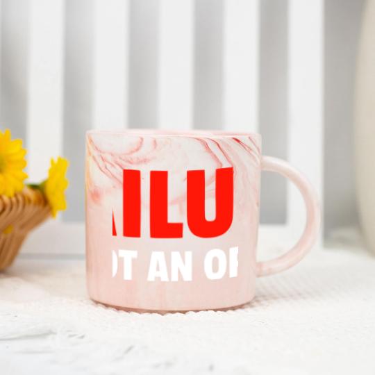 Discover Failure Is Not An Option Marble Mugs