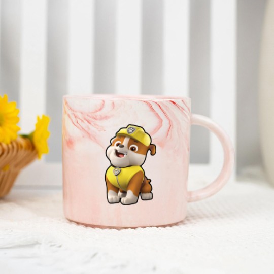 Discover PAW-Patrol Rubble Marble Mugs