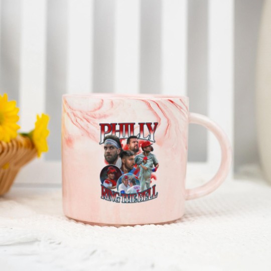 Discover Philly Ring The Bell Marble Mugs, Jose Alvarado Bryce Harper Marble Mugs