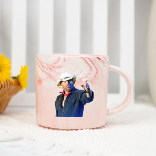 Discover RIP Toby Keith 1961-2024 Signatures Marble Mugs for Men Women