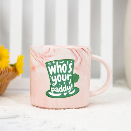 Discover Who's Your Paddy - Paddy - Marble Mugs