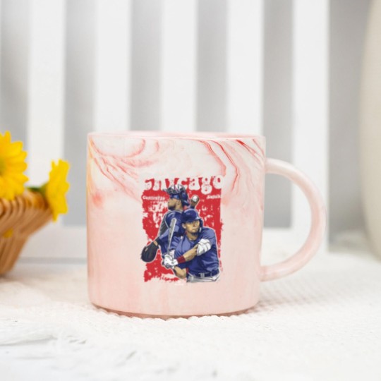 Discover Willson Contreras Men's Cotton Marble Mugs  Chicago Baseball Willson Contreras