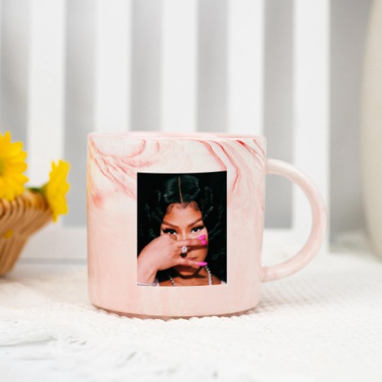 Discover the Nicki Minaj Graphic Unisex Marble Mugs, Marble Mugs