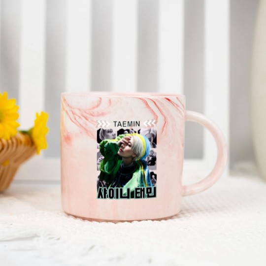 Discover Taemin Unisex Marble Mugs, Taemin Graphic Marble Mugs