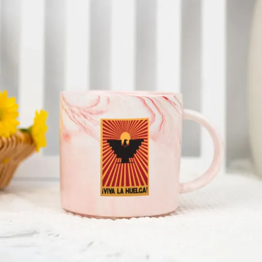 Discover Viva La Huelga Rare 1960S Cesar Chavez  United Farm Workers Huelga Bird Marble Mugs