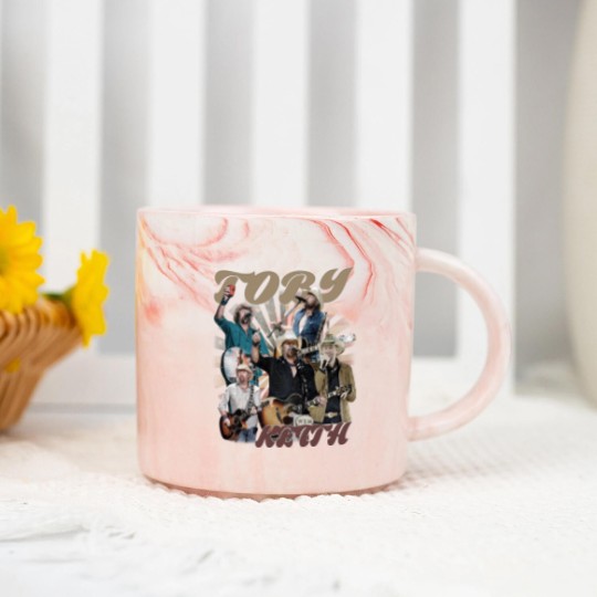 Discover Toby Keith Vintage Marble Mugs, Toby Keith Country Music Marble Mugs, Memorial Toby Retro