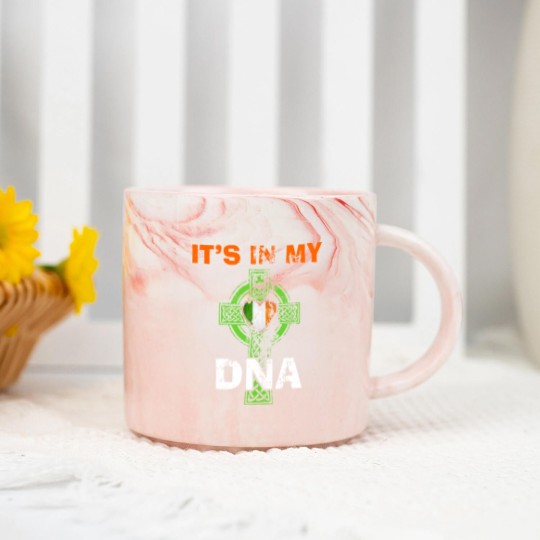 Discover IRISH - IT'S IN MY DNA Marble Mugs
