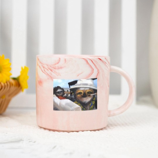 Discover Fear and Loathing in Sloth Vegas Marble Mugs